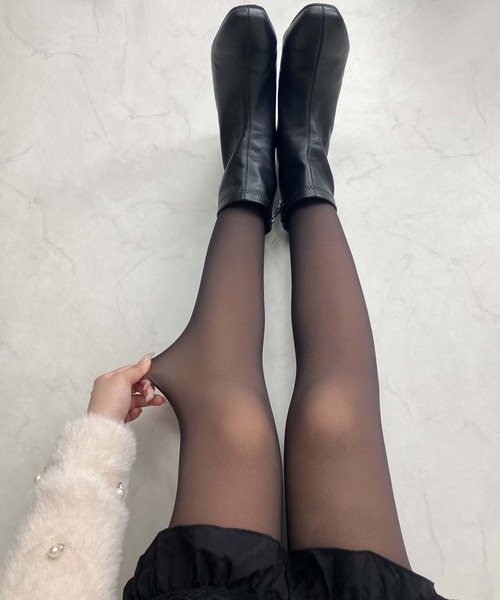 アズノゥアズプラス(AS KNOW AS plus) あたたかフェイクタイツ