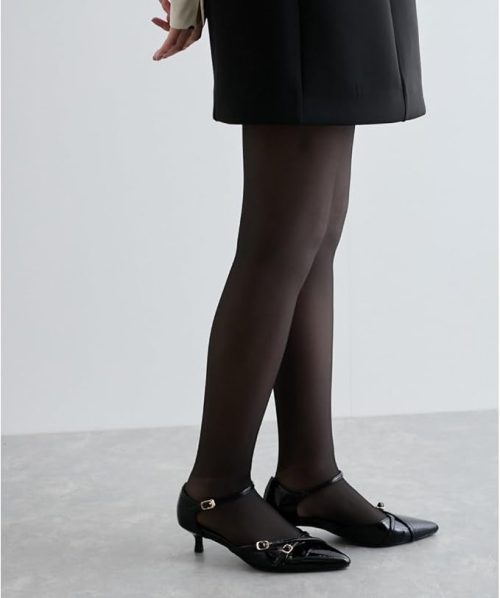 ビス(VIS) ストッキング見え1200デニール裏起毛タイツ