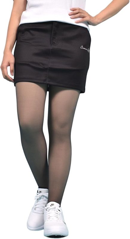 コモンゴルフ(COMON GOLF) 5度～10度対応 裏起毛 厚手 600 デニール 着圧 防寒 フェイク タイツ