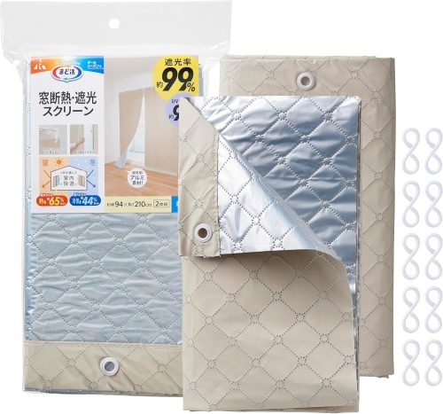 アール(R) 窓断熱・遮光スクリーンL まど活 HN-074