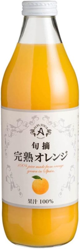 アルプス オレンジストレートジュース