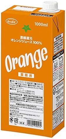 UCC上島珈琲 グリーンフィールド 濃縮還元オレンジジュース 100%