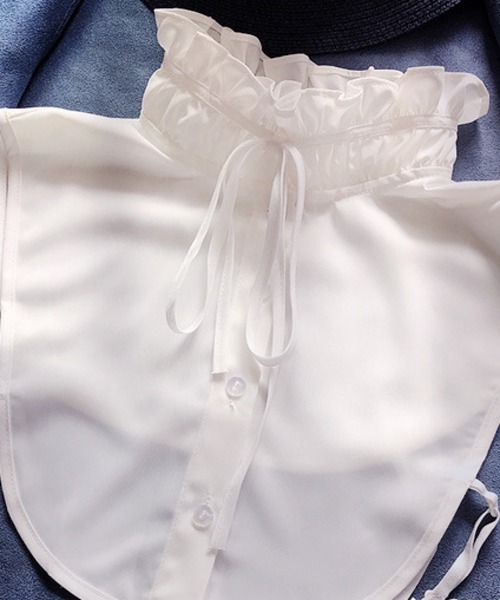 アナザーエス(ANOTHER S) フリル襟ラウンド付け襟