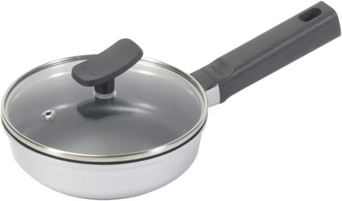 パール金属(PEARL METAL) チーノ ふっ素加工ダイキャストガラス蓋付目玉焼14cm HB-6565