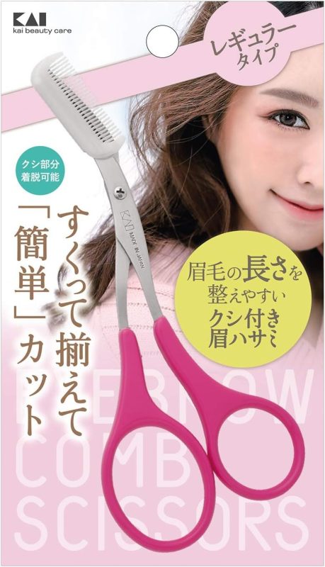 貝印 クシ付きマユハサミ KQ3156