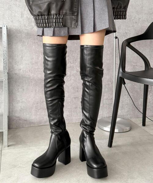 ウィゴー(WEGO) ニーハイブーツ