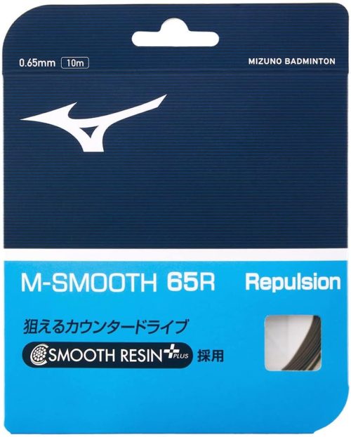 ミズノ(MIZUNO) バドミントン用ガット M-スムース65R 73JGA240