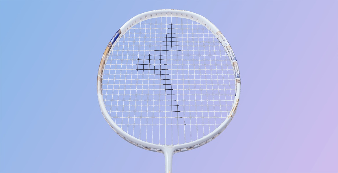 ASTROX 100zz 4u G5 バドミントンラケット 日本製 ジャンク品 バドミントンガット青 中古 ヨネックス アストロクス100ZZ