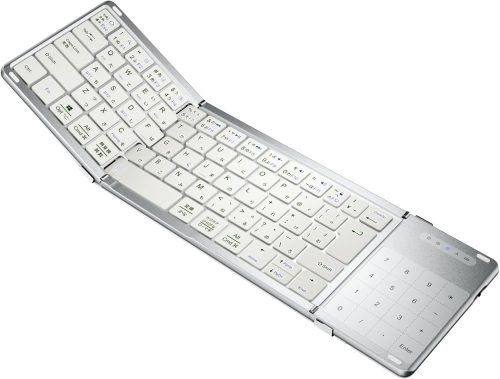 Ewin キーボード 三つ折りたたみ式 EW-NTKB301