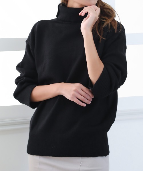 ミニミニストア(Miniministore) タートルネックニット レディース 秋冬服