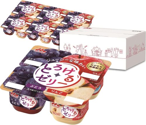森永 とろけるゼリー ぶどう＆りんご