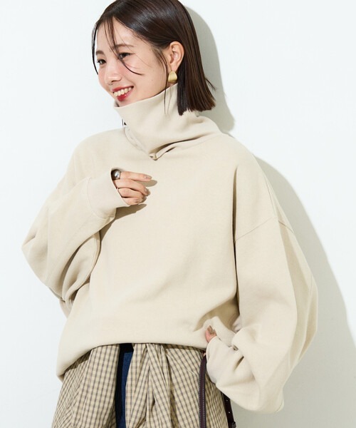 フリークスストア(FREAK'S STORE) ヘビーウェイト タートルネック スウェット