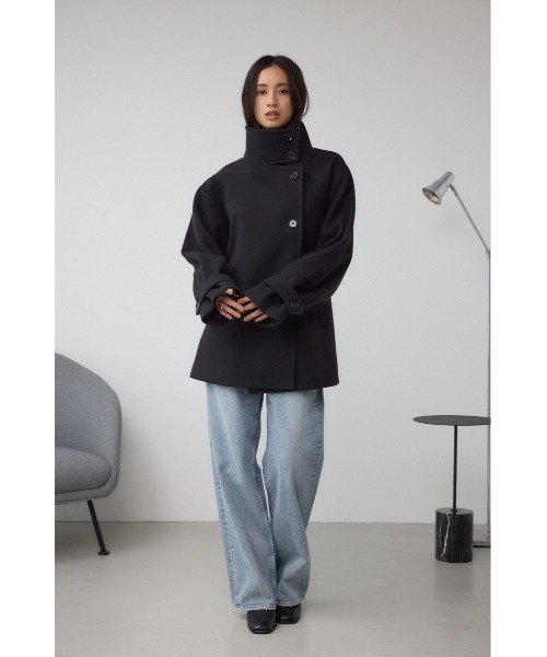 アズールバイマウジー(AZUL BY MOUSSY) B-HEATスタンドカラーミドルコート