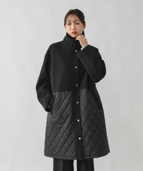 グローバルワーク(GLOBAL WORK) ウールライク切り替えコート