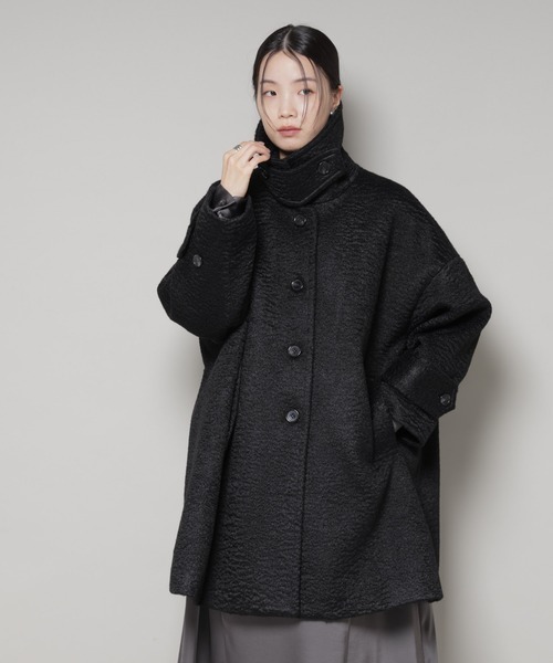 ナノ・ユニバース(nano・universe) ブークレスタンドカラーミドルコート