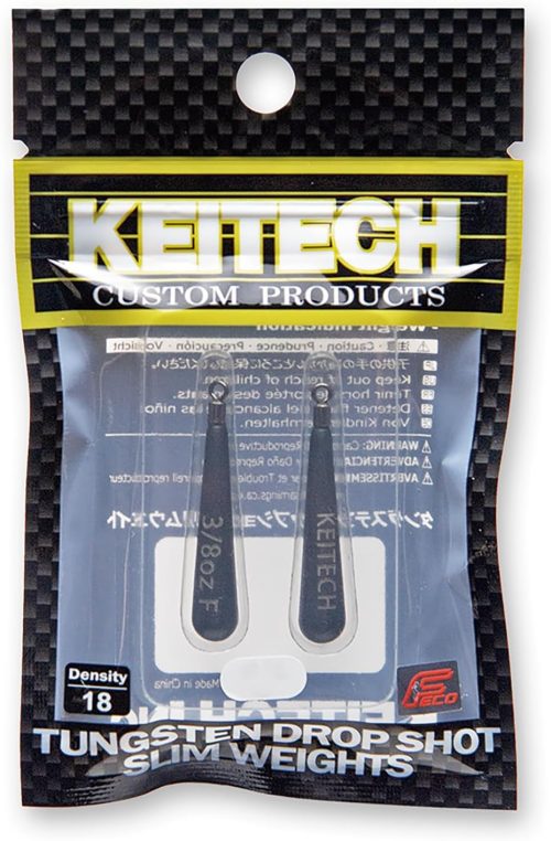 ケイテック(KEITECH) タングステン ドロップショット スリムウエイト
