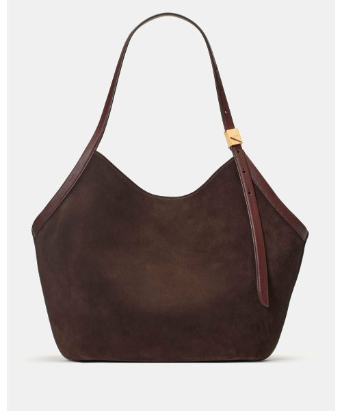 ケイトスペードニューヨーク(kate spade new york) デコ スエード チューリップ トート バッグ