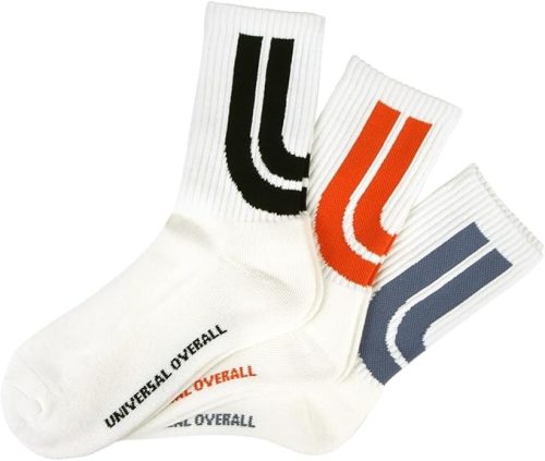 ユニバーサルオーバーオール(UNIVERSAL OVERALL) 3Pソックス バッグビッグUOロゴ