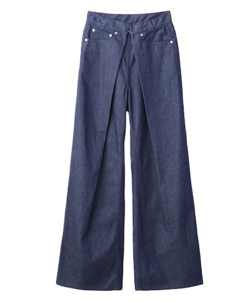 ジョンローレンスサリバン(JOHN LAWRENCE SULLIVAN) RIGID DENIM WIDE PANTS
