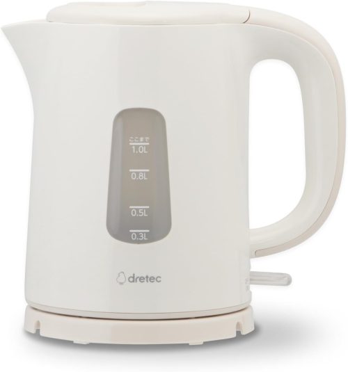 ドリテック(DRETEC) 電気ケトル フェンネル 1.0L PO-376R