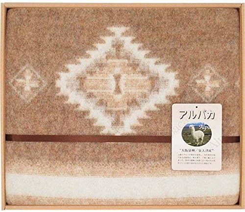 大津コーポレーション アルパカ入りウール毛布