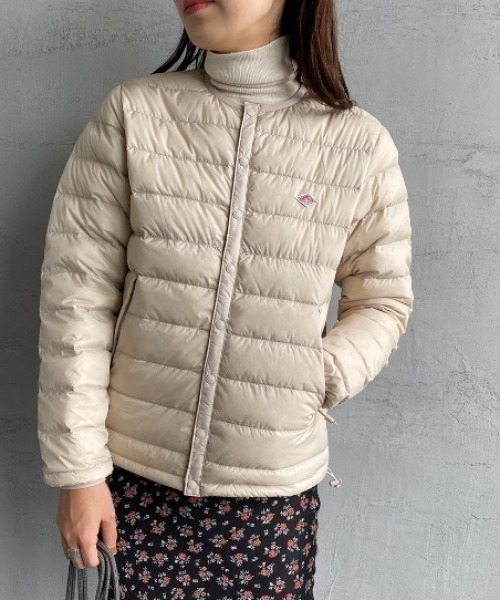 ダントン(DANTON) インナー ダウン クルーネック ジャケット