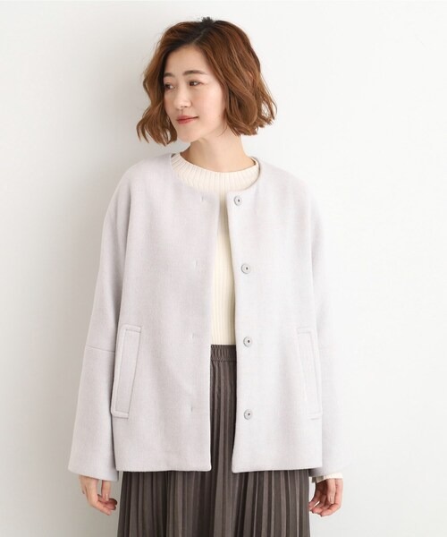 グローブ(grove) 軽やかに羽織れるショートコート