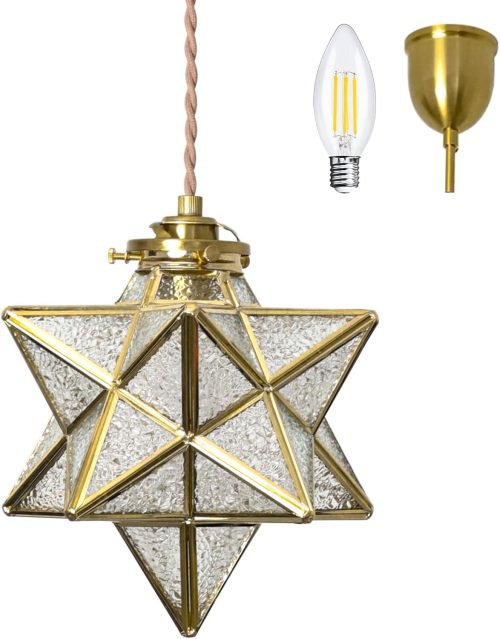 共同照明 ペンダントライト E17 星形 GT-DJ005