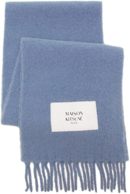 メゾンキツネ(MAISON KITSUNE) アルパカ スカーフ LM06206 WA0022 0331