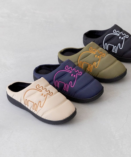 モズ(moz) あったか ファー サンダル