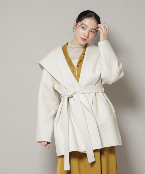 ナノ・ユニバース(NANO universe) SUPER110blend リバーショールミディコート