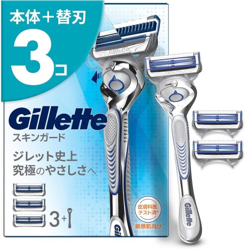 ジレット(Gillette) スキンガード 電動 替刃3個