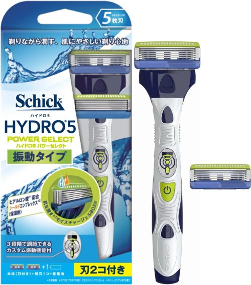 シック(Schick) ハイドロ5 パワーセレクト ダブル ホルダー 刃付き+替刃1コ