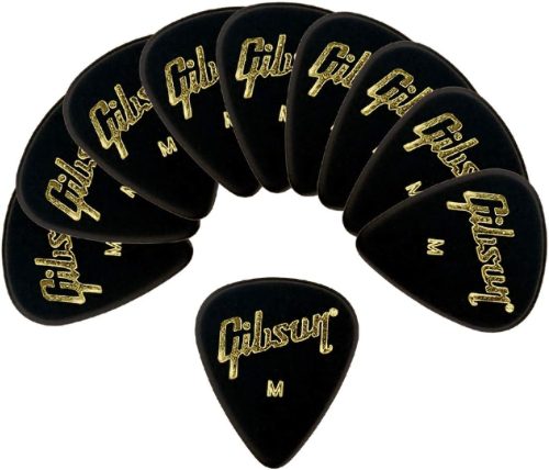 ギブソン(Gibson) ピック ティアドロップ MEDIUM-BLK