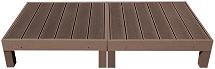 グッドライフウッド(Good Life Wood) 人工木ウッドデッキ縁台2点セット
