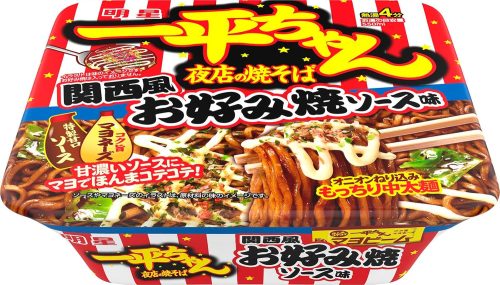 明星 一平ちゃん夜店の焼そば 関西風お好み焼ソース味