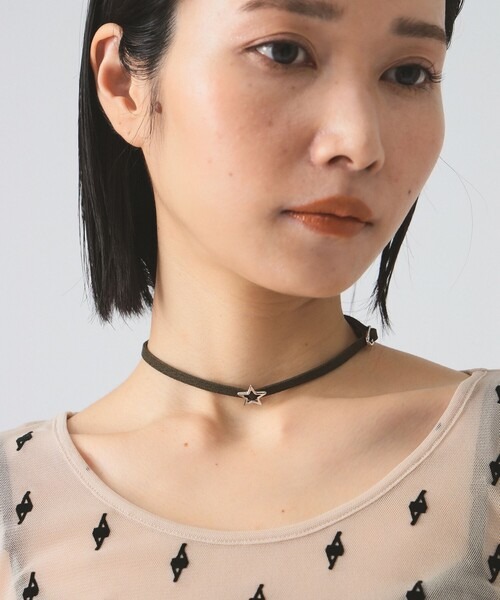 レイビームス(Ray BEAMS) フェイク スエード チョーカー