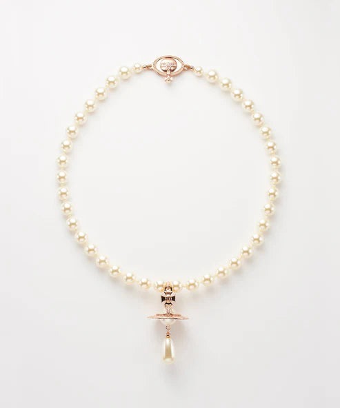 ヴィヴィアン・ウエストウッド(Vivienne Westwood) ONE ROW PEARL DROP チョーカー