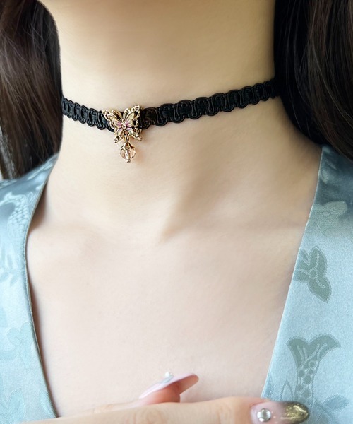 アナ スイ(ANNA SUI) 蝶モチーフ チョーカー