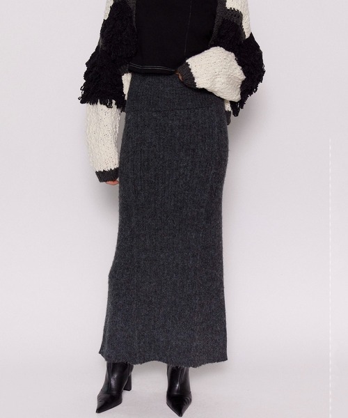 メゾンスペシャル(MAISON SPECIAL) Knit Maxi Length Skirt