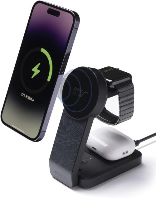 ROOT CO. EZ Fold 3in1 Mag Safe Charging Station PEMC-435768
