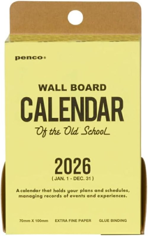 ハイタイド(HIGHTIDE) Penco 2026年 メモブロック カレンダー