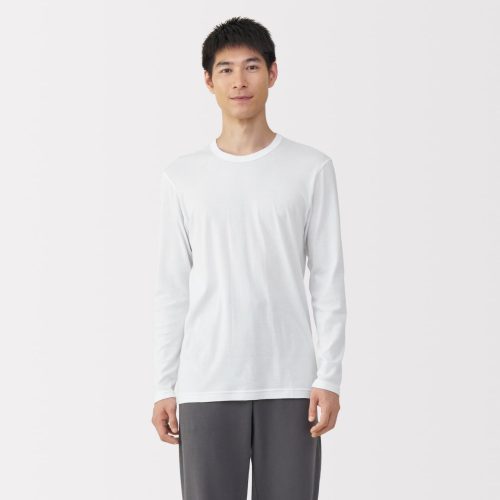 無印良品 あったか綿　クルーネック長袖Ｔシャツ