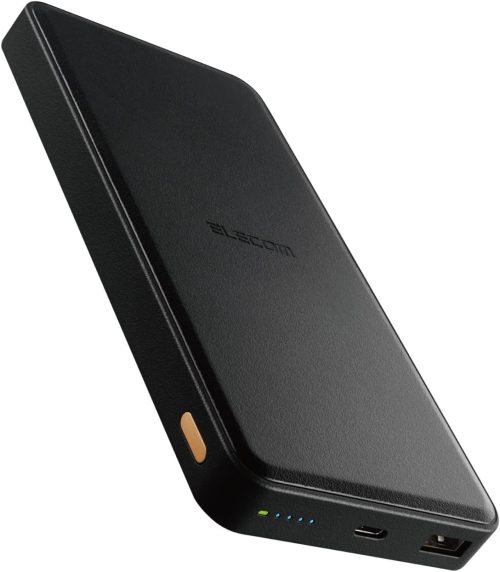 エレコム(ELECOM) リン酸鉄モバイルバッテリー DE-C39-12000BK