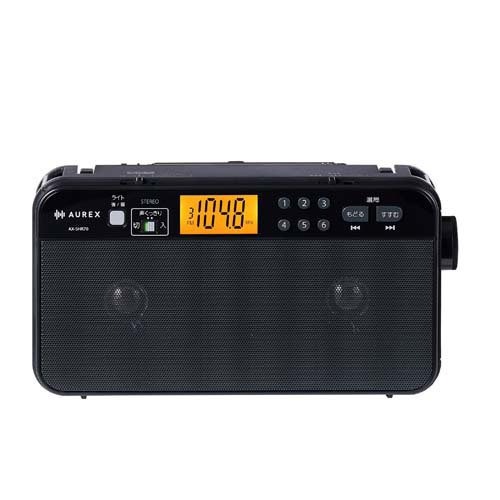 東芝(TOSHIBA) AUREX LEDライト付きホームラジオ AX-SHR70