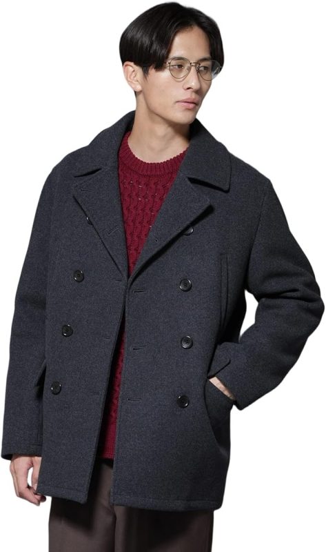 ナノユニバース(NANO universe) ウールカシミヤメルトンPコート