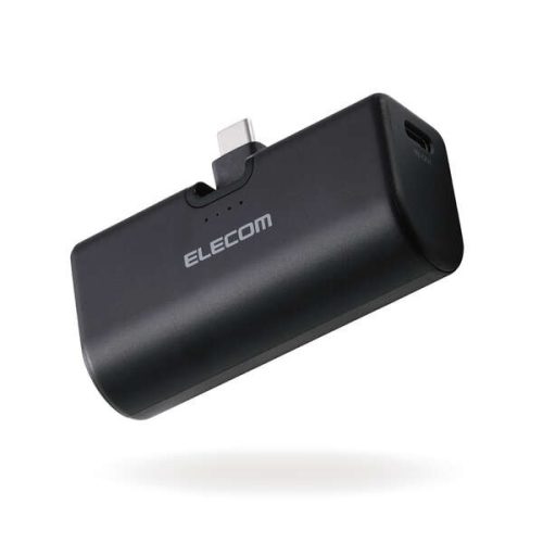 エレコム(ELECOM) 折り畳み式直挿しモバイルバッテリー E-C57L-5000