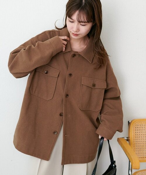 ディスコート(DISCOAT) ウールライクCPOシャツジャケット
