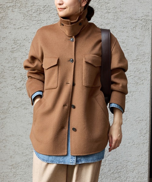 ジャーナルスタンダード(JOURNAL STANDARD) スーパー120ダブルビーバーCPO