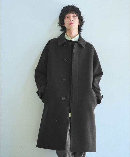 ユナイテッドアローズ グリーンレーベルリラクシング(UNITED ARROWS green label relaxing) SENTDALE WOOL ステンカラーコート
